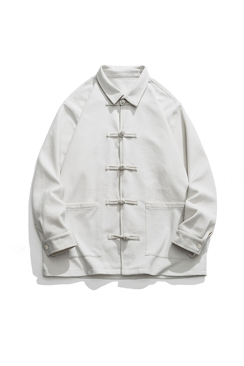 秋冬新款日系纯色加厚汉服改良中式厚工装夹克外套JK48P105,男装夹克,电商B375