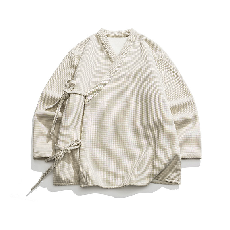 2025大码唐装汉服冬季加绒加厚道袍复古风开衫JK53P120,男装民族服装,电商B375