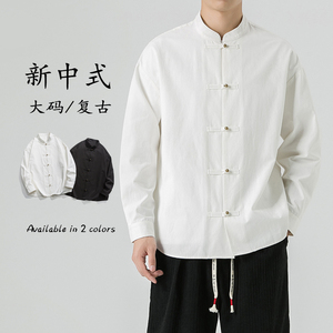 秋新中式唐装纯棉中式布扣结婚礼服中式风衬衫 JK42 P75图片