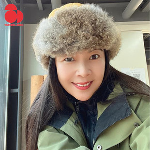 思凯乐SCALER户外男女款秋冬保暖兔毛雷锋帽夹棉滑雪帽子S1214397