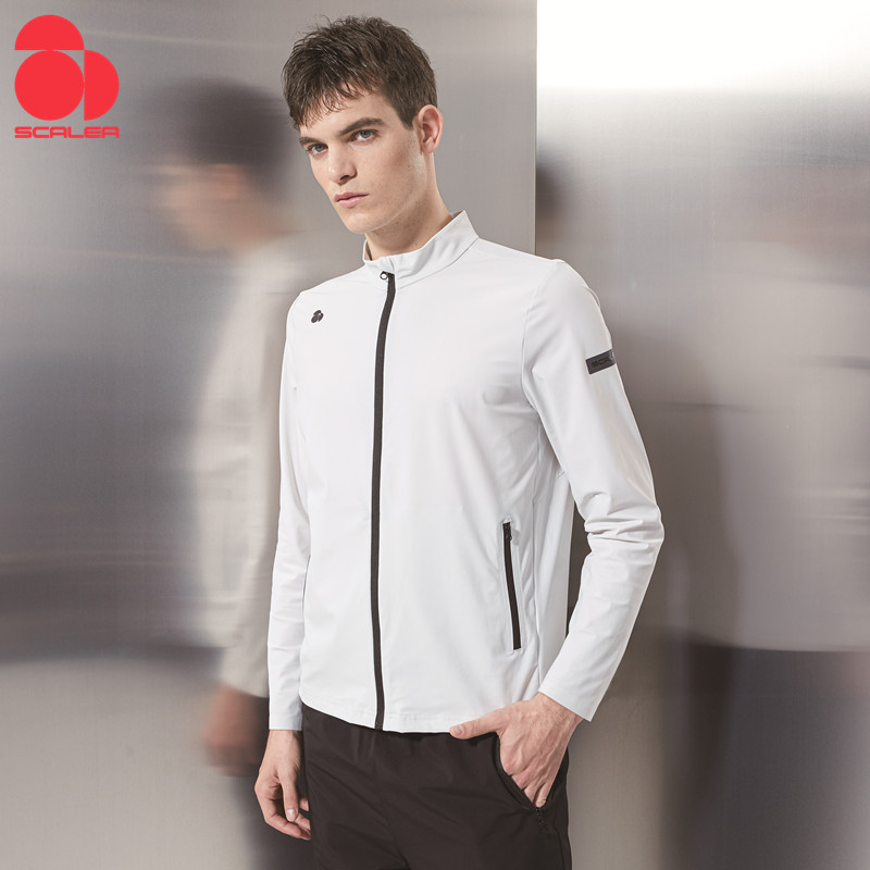 面料弹力凉感舒适 两侧反光胶条