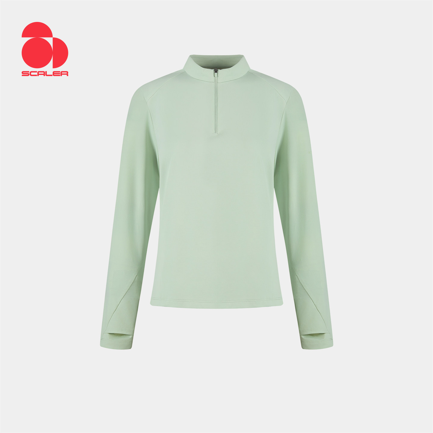 SCALER思凯乐户外26新款男女半拉链立领长袖速干T恤透气运动休闲