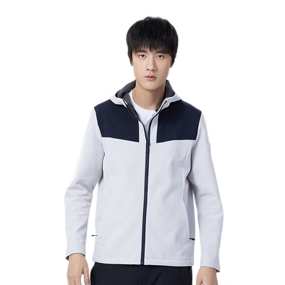 秋冬新品男女弹力软壳衣连帽夹克