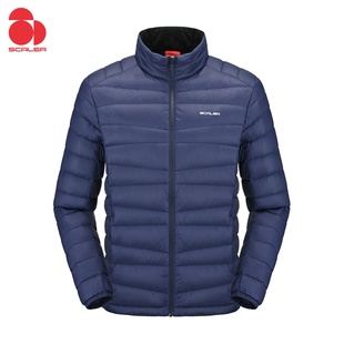 思凯乐户外25秋冬男款 防风保暖外套 鹅绒服立领轻薄羽绒服休闲短款
