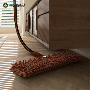 伸缩拖把家用一拖净干湿两用免弯腰清洁沙发床底拖地专用平板拖把