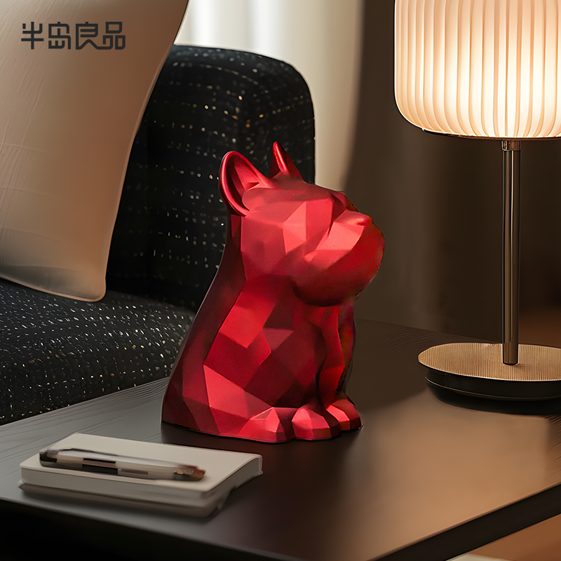 法斗纸巾盒客厅轻奢高档抽纸盒创意家用多功能茶几餐巾纸收纳摆件