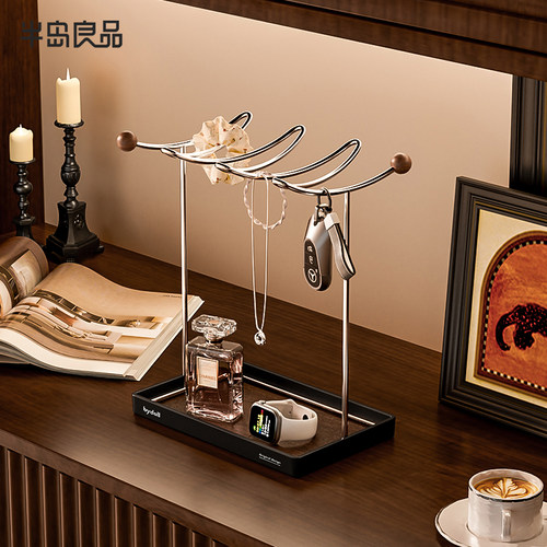 【中古风格】胡桃木色复古收纳架