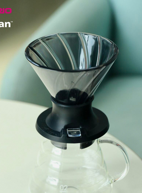 HARIO聪明杯V60陶瓷凹槽浸泡滤杯Tritan手冲咖啡滴滤杯手冲器具