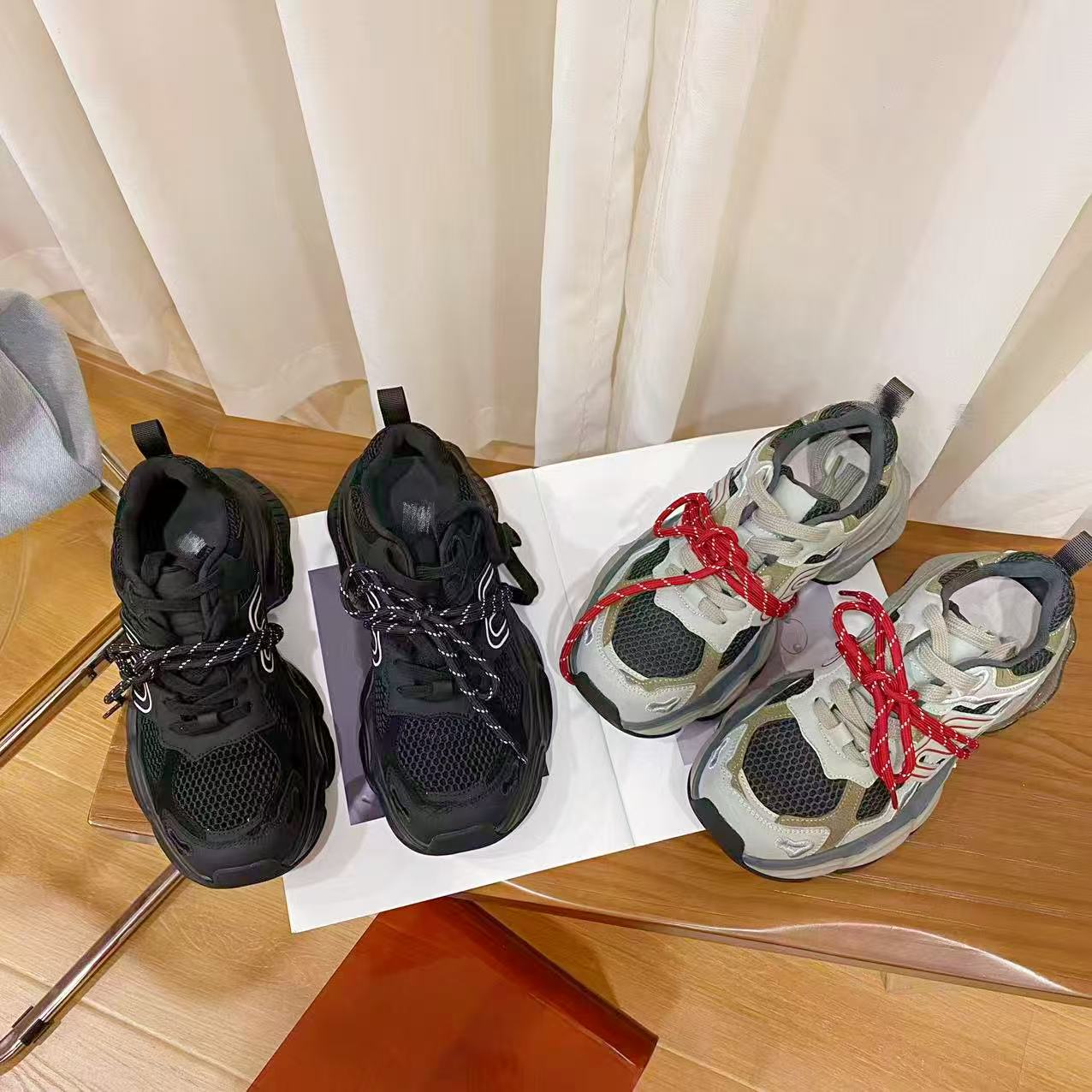 韩版真皮时尚休闲运动鞋女