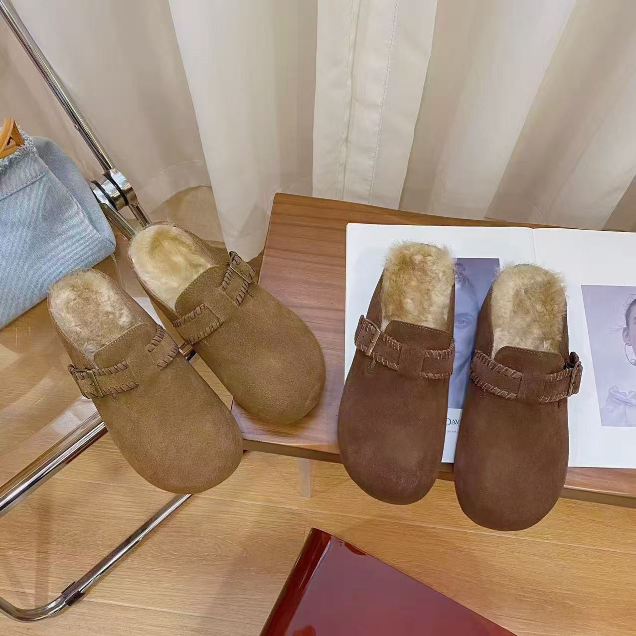 韩版时尚休闲包头女拖鞋