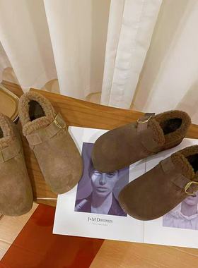 VK定制 韩版时尚真皮羊毛保暖雪地靴女8527-125