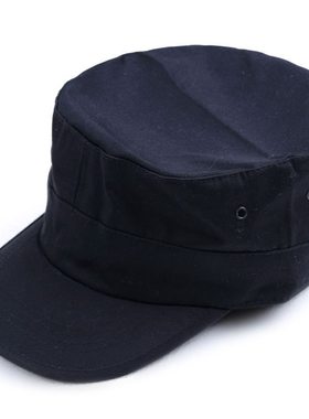 黑色户外作训帽男女通用作战帽特训帽战术帽子保安帽子物业安保帽