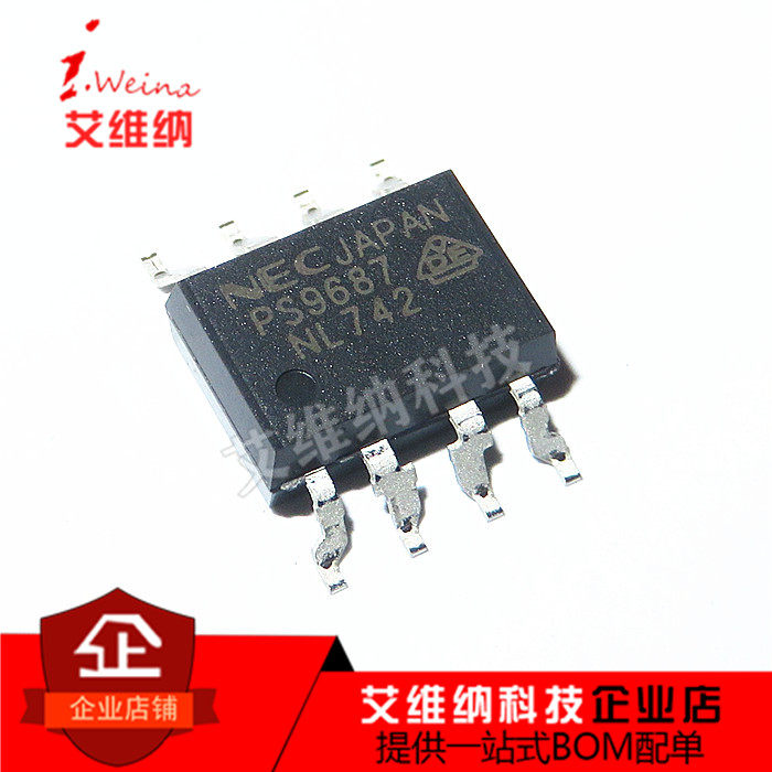 全新原装进口 PS9687L2-V-E3 PS9687 高速光耦 光隔离器 贴片SOP8