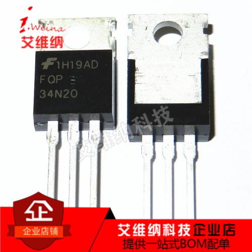 全新原装进口 FQP34N20 34N20 场效应MOS管34A 200V TO-220三极管