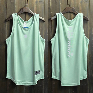 坎肩训练球服男女球衣 圆领运动健身速干衣无袖 夏季 篮球背心美式