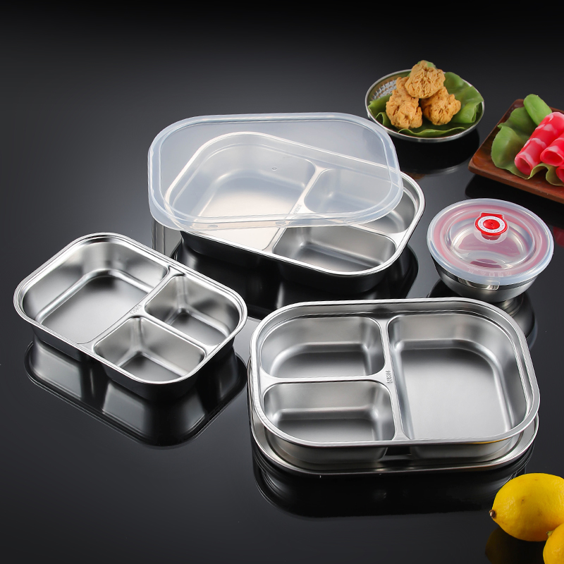 饭盘304不锈钢学生成人