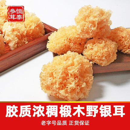 通江椴木野银耳干白木耳软糯香滑炖汤胶原甜品煲汤料
