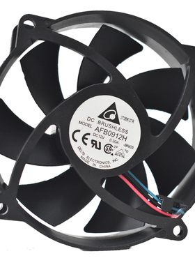 原装台达 AFB0912H 9025 9CM 12V 0.30A 圆形静音 机箱散热风扇