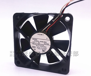 6cm双滚珠风扇 cpu风扇 04W NMB B29 2406GL 6015 0.072A 正品 12V