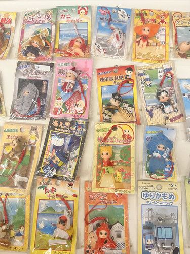 1989年中古昭和丘比区域限定稀有挂件正版纪念