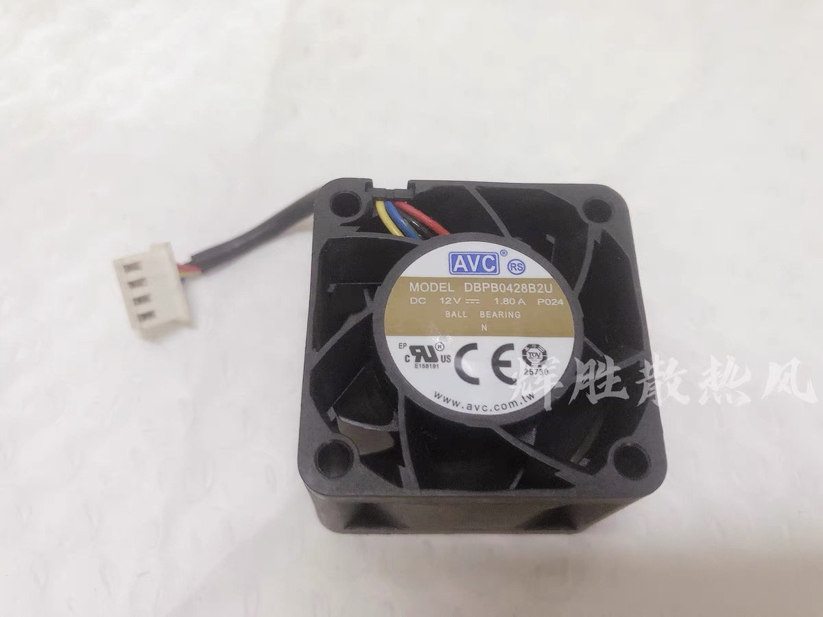 AVC 4028 12V 1.80A 4CM 暴力服务器电源模型车风扇DBPB0428B2U