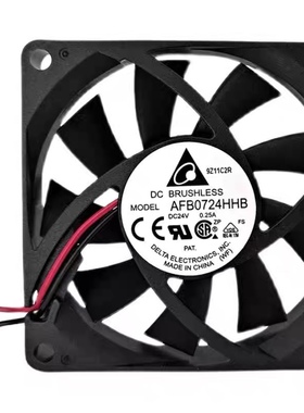 台达大风量变频器散热风扇 AFB0724HHB 7015 24V 0.25A 7厘米