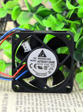 台湾台达 DELTA DC12V 0.12A 5015 5CM 滚珠散热风扇 AFB0512MB