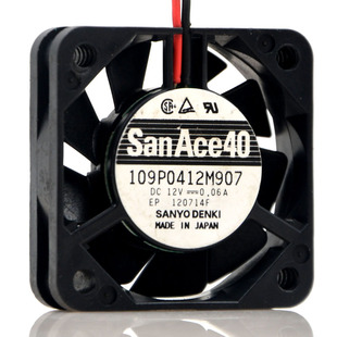 电源12V散热风扇40 4020大风量静音机箱 4015 三洋4cm厘米4010