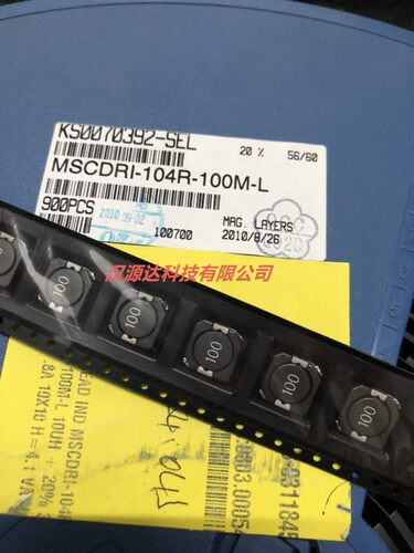 MSCDRI-104R-100M 台湾美磊贴片功率电感 104R-100 10UH 4.4A