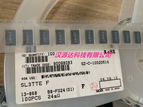 SL3TTE24L0F KOA贴片功率电阻 4527-24MRL 0.024R 1% 3W