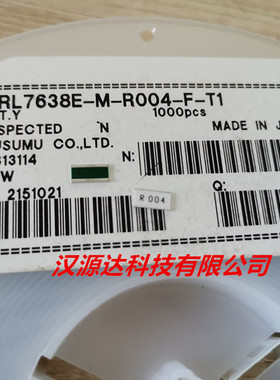 KRL7638-M-R004-F-T1 SUSUMU反极电阻R004 0.004R 1% 3W 7.6X3.8