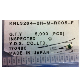 KRL3264-M-R005-F-T5 SUSUMU大功率电阻 2512-R005 0.005R 1% 3W