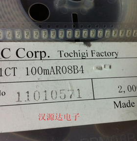 11CT100MAR08B4 SOC 72V T 100MA 0.1A SOC厂家贴片慢速保险管