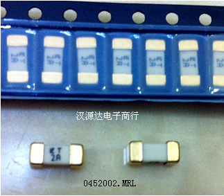 0452002.NRL LFT 2A 125V慢断金脚 LITTELFUSE贴片保险管熔丝-封面