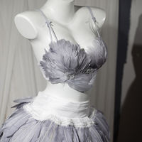 iedm Love Electronic Music Festival, European and American dj, nightclub, bar, dance performance, ds show, angel photo shoot, feather tutu set thumbnail 4