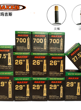 玛吉斯MAXXIS山地车公路车内胎自行车内胎美嘴法嘴骑行内胎车胎
