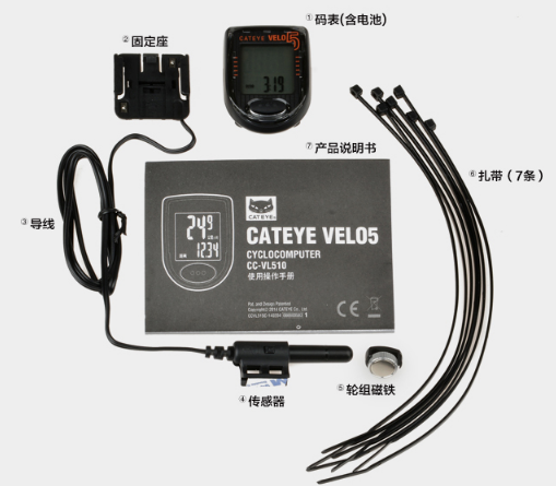 Compteur de vélo CAT EYE - Ref 2423102 Image 4