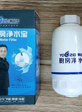 源自达家用简易厨房净水宝可清洗换芯水龙头除垢去污泥铁锈过滤器