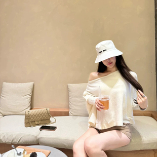 日系网红盆帽遮脸遮脸显脸小帽子 韩版 2025新款 黑色渔夫帽女夏季