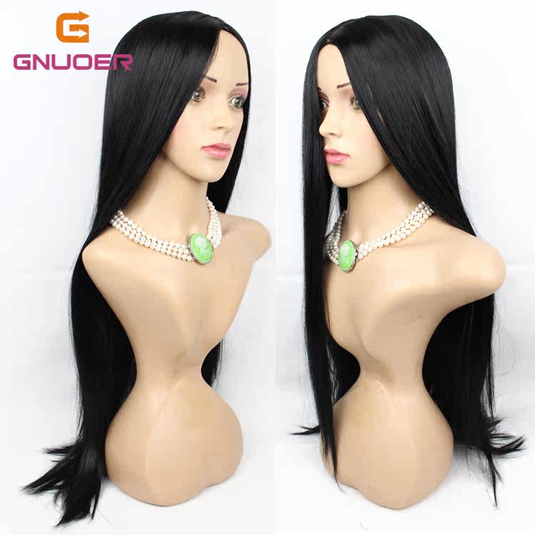Perruque GNUOER    Long cheveux raides - Ref 2610116 Image 3