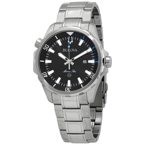 海外代购BULOVA/宝路华男士手表欧美腕表日历显示夜光指针