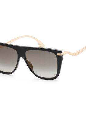 代购Jimmy Choo女士太阳镜防紫外线抗强光清晰视野轻便佩戴黑色