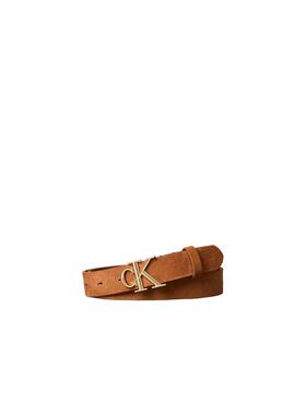 海外代购Calvin Klein/凯文克莱女士腰带绒面金属扣头休闲搭配
