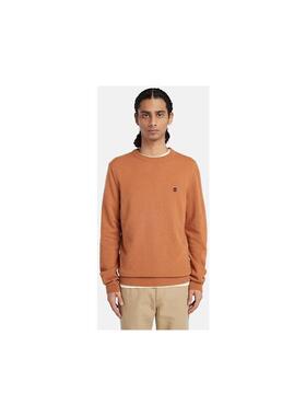 代购TIMBERLAND添柏岚男士毛衣保暖舒适羊毛橙色秋冬日常针织