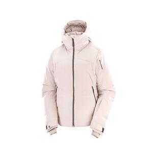 代购SALOMON萨洛蒙女士羽绒服保暖防风防雪滑雪服连帽长袖