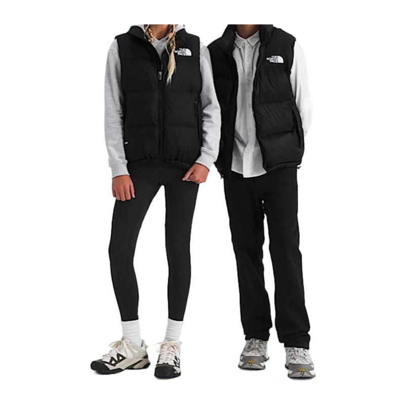 THE NORTH FACE北面男孩马甲保暖防风耐用鹅绒连帽再生长款冬季