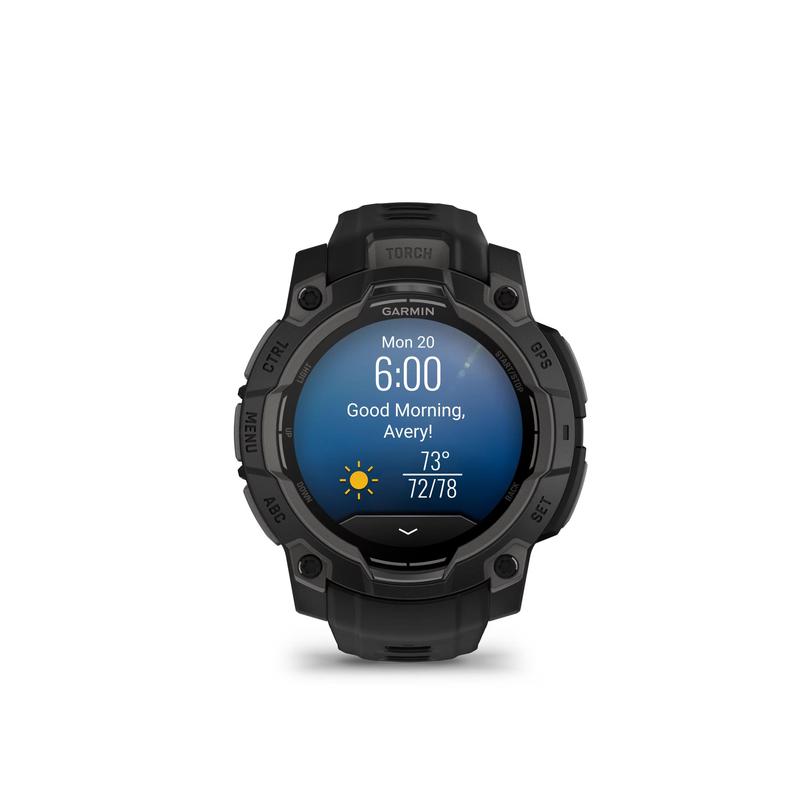海外代购Garmin/佳明男女户外功能手表GPS导航LED照明太阳能充电