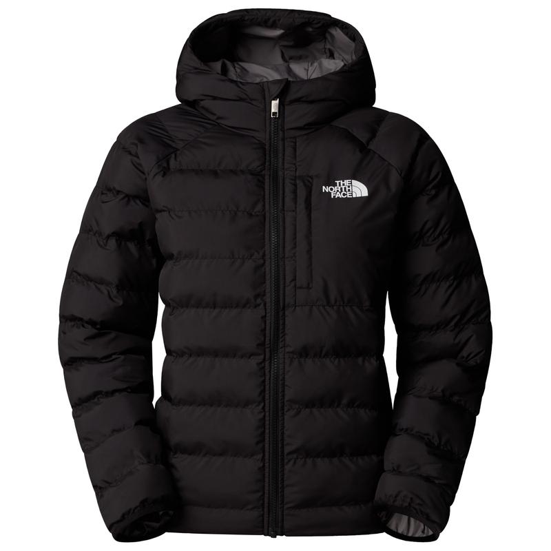 代购THE NORTH FACE北面女童羽绒服保暖防风轻便耐用连帽黑色长