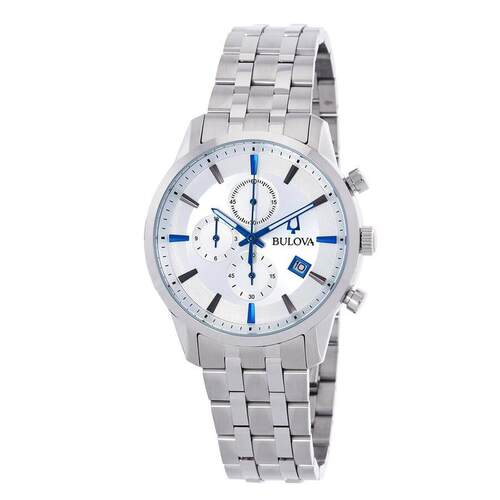 海外代购BULOVA/宝路华男士手表欧美腕表计时码表日历显示