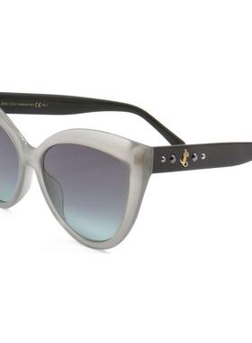 代购Jimmy Choo女士太阳镜防紫外线UV防护抗强光清晰视野猫眼形